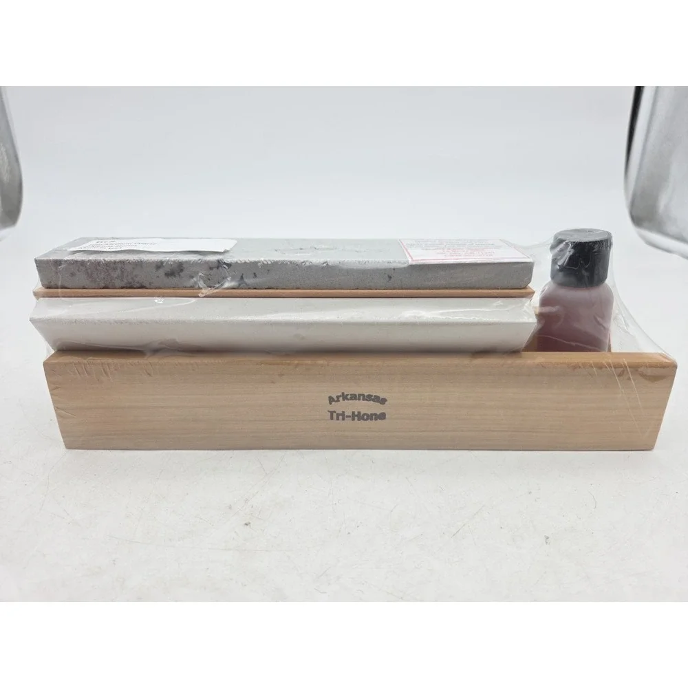 TRI-8 3 Stone Tri-Hone, Arkansas Knife Sharpening System 8